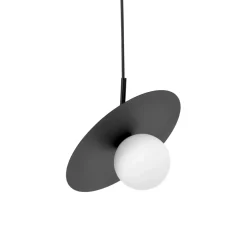 Sklep Kaja Czarna lampa wisząca z kloszem, regulowana tarcza K-5371 z serii SANTE Best