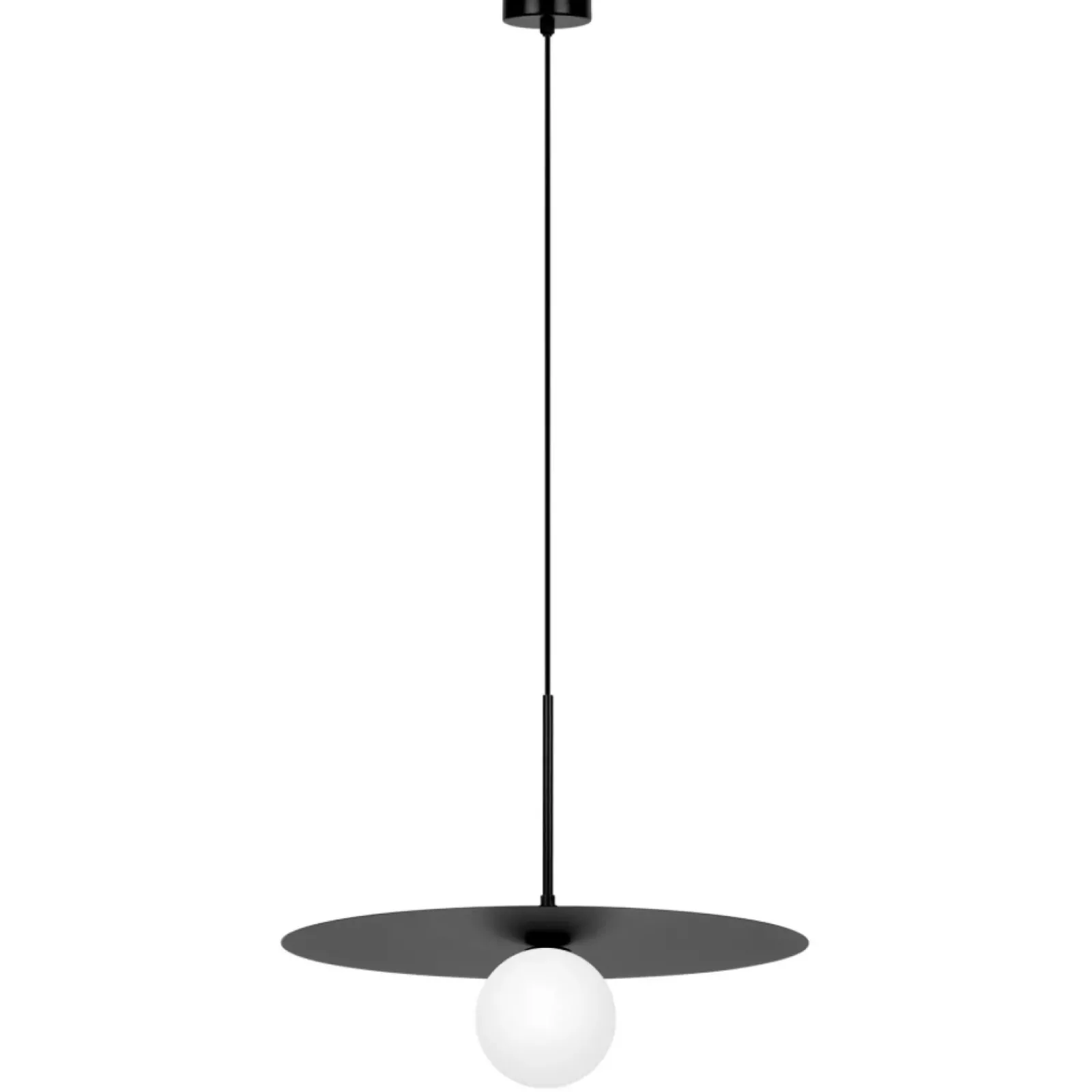 Sklep Kaja Czarna lampa wisząca z kloszem, na żarówkę G9 K-5372 z serii SANTE Store