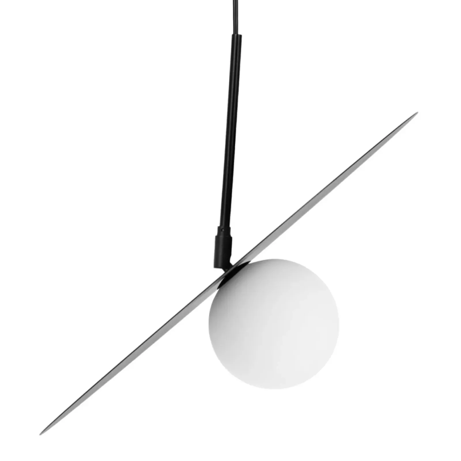 Sklep Kaja Czarna lampa wisząca z kloszem, na żarówkę G9 K-5372 z serii SANTE Store
