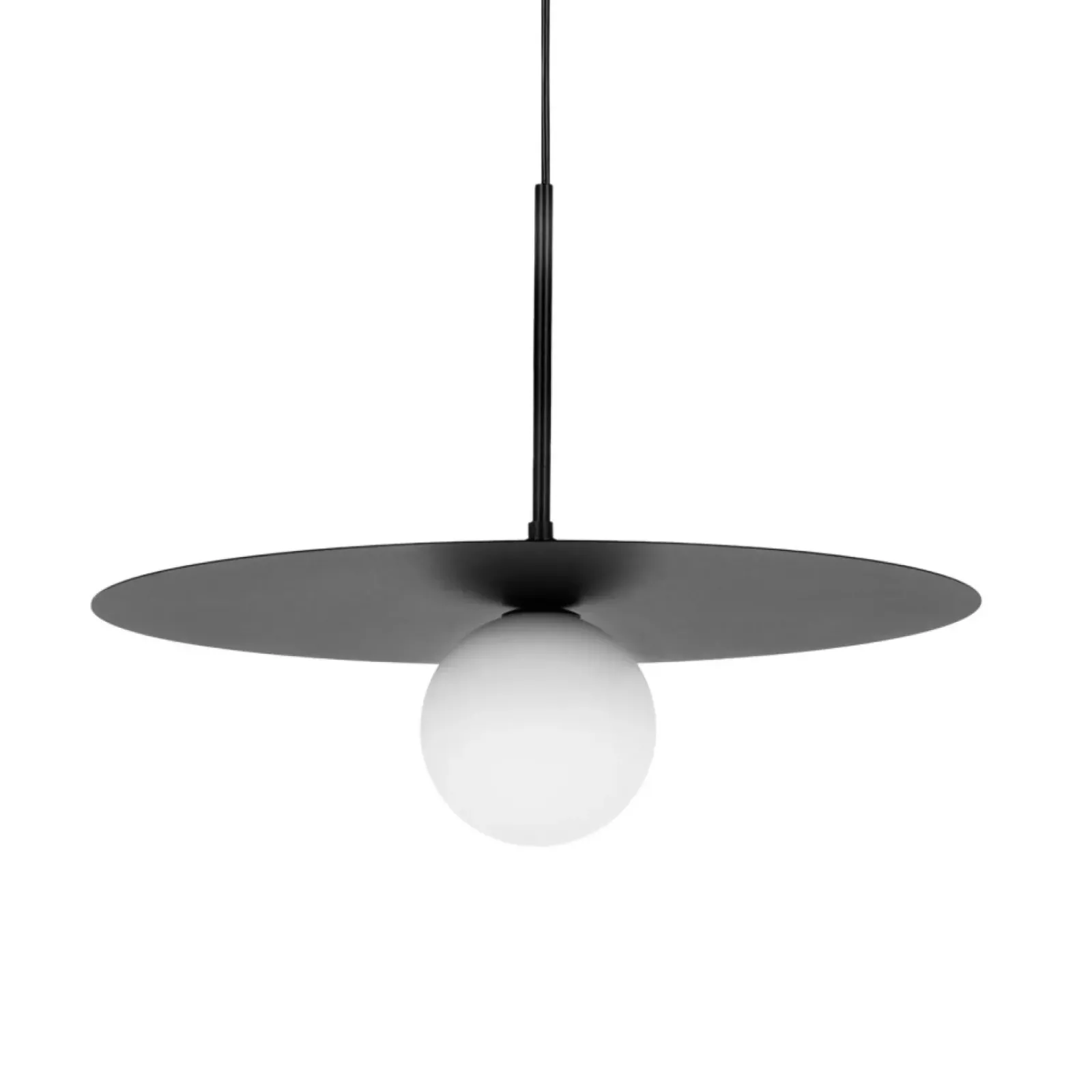 Sklep Kaja Czarna lampa wisząca z kloszem, na żarówkę G9 K-5372 z serii SANTE Store