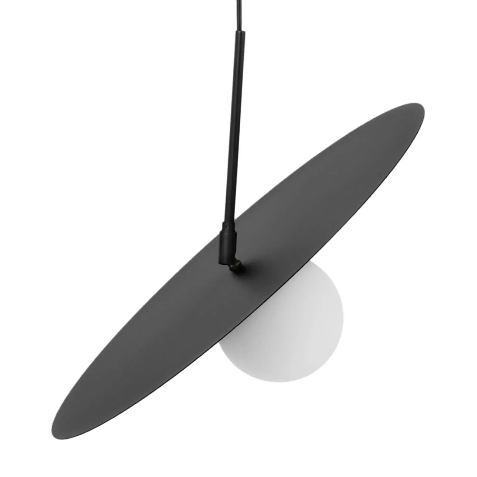 Sklep Kaja Czarna lampa wisząca z kloszem, na żarówkę G9 K-5372 z serii SANTE Store