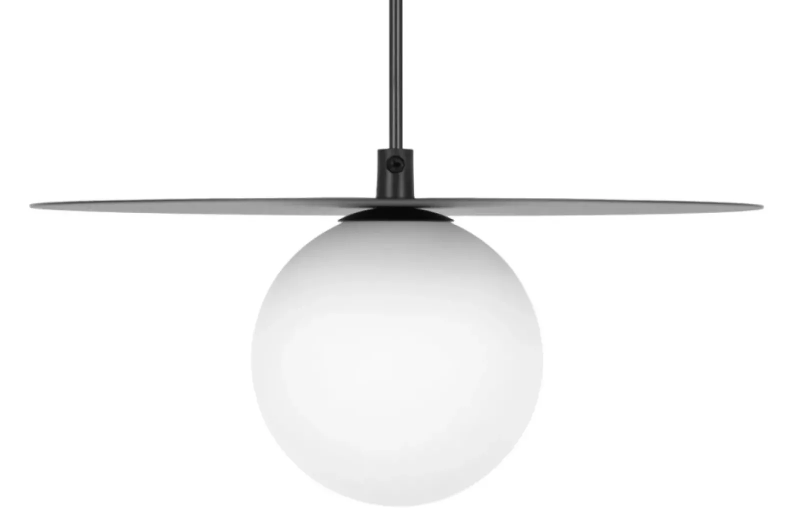 Sklep Kaja Czarna lampa wisząca z kloszem kulką ⌀10 cm K-5436 z serii ROBIN Best Sale