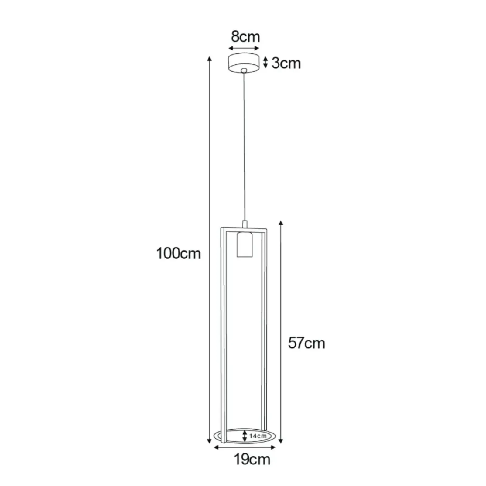 Sklep Kaja Czarna lampa wisząca z kwietnikiem K-4038 z serii ESTERA | Kaja czarny Clearance