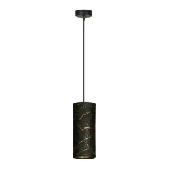 Sklep Kaja Czarna lampa wisząca z marmurowym wzorem 1056/1 KARLI | Kaja czarny Best Sale