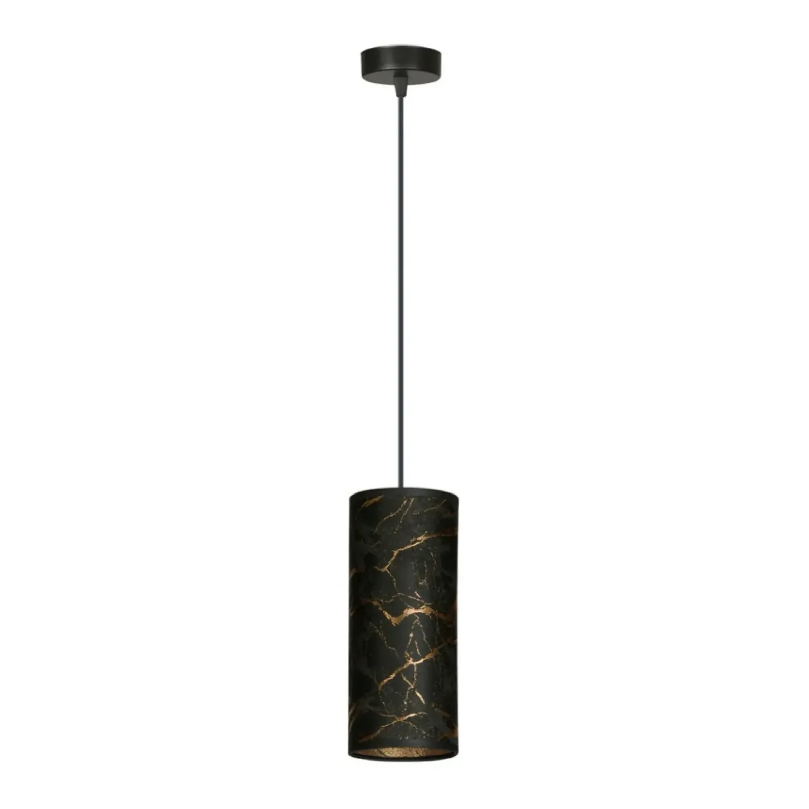 Sklep Kaja Czarna lampa wisząca z marmurowym wzorem 1056/1 KARLI | Kaja czarny Best Sale