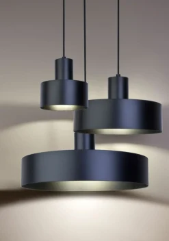 Sklep Kaja Czarna lampa wisząca z małym, metalowym kloszem SIG 30897 z serii RIF czarny Cheap