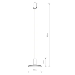Sklep Kaja Czarna lampa wisząca z płaskim kloszem 8100 | Kaja Oświetlenie czarny Best Sale