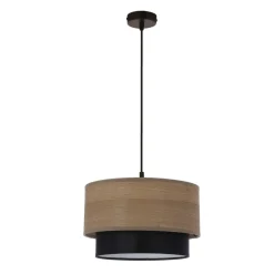 Sklep Kaja Czarna lampa wisząca z podwójnym abażurem 31-21656 z serii RUBEN | Kaja Oświetle Cheap