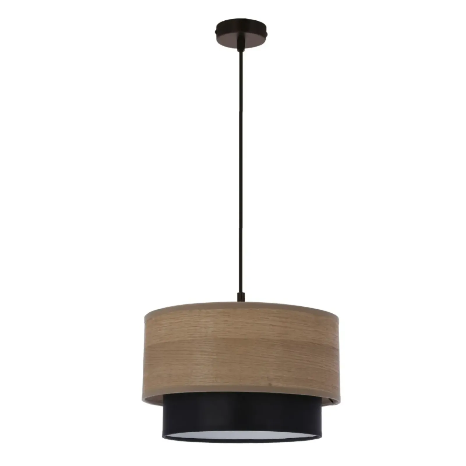 Sklep Kaja Czarna lampa wisząca z podwójnym abażurem 31-21656 z serii RUBEN | Kaja Oświetle Cheap