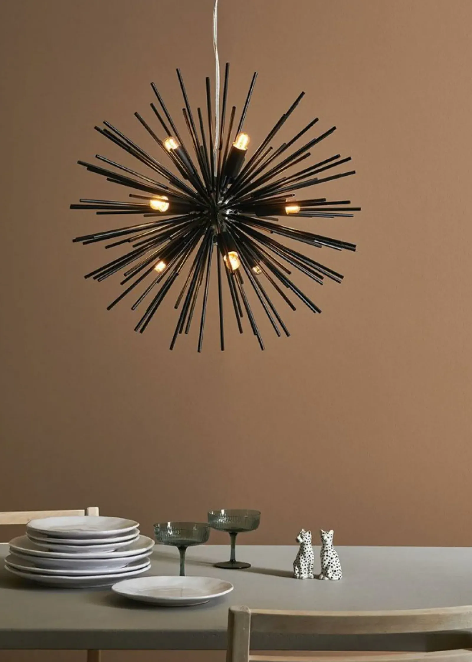 Sklep Kaja Czarna lampa wisząca z regulacją wysokości 108048 | Kaja Oświetlenie Shop