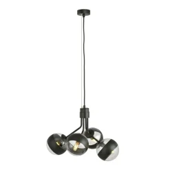 Sklep Kaja Czarna lampa wisząca z regulowaną wysokością 1139/4 NOVA | Kaja Discount