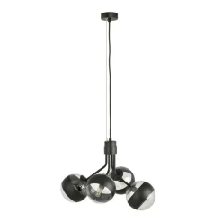 Sklep Kaja Czarna lampa wisząca z regulowaną wysokością 1139/4 NOVA | Kaja Discount