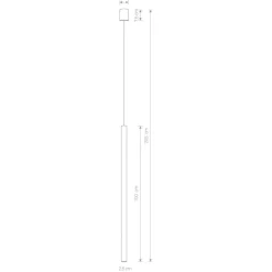 Sklep Kaja Czarna lampa wisząca z regulowaną wysokością 8436 | Kaja Oświetlenie czarny Outlet