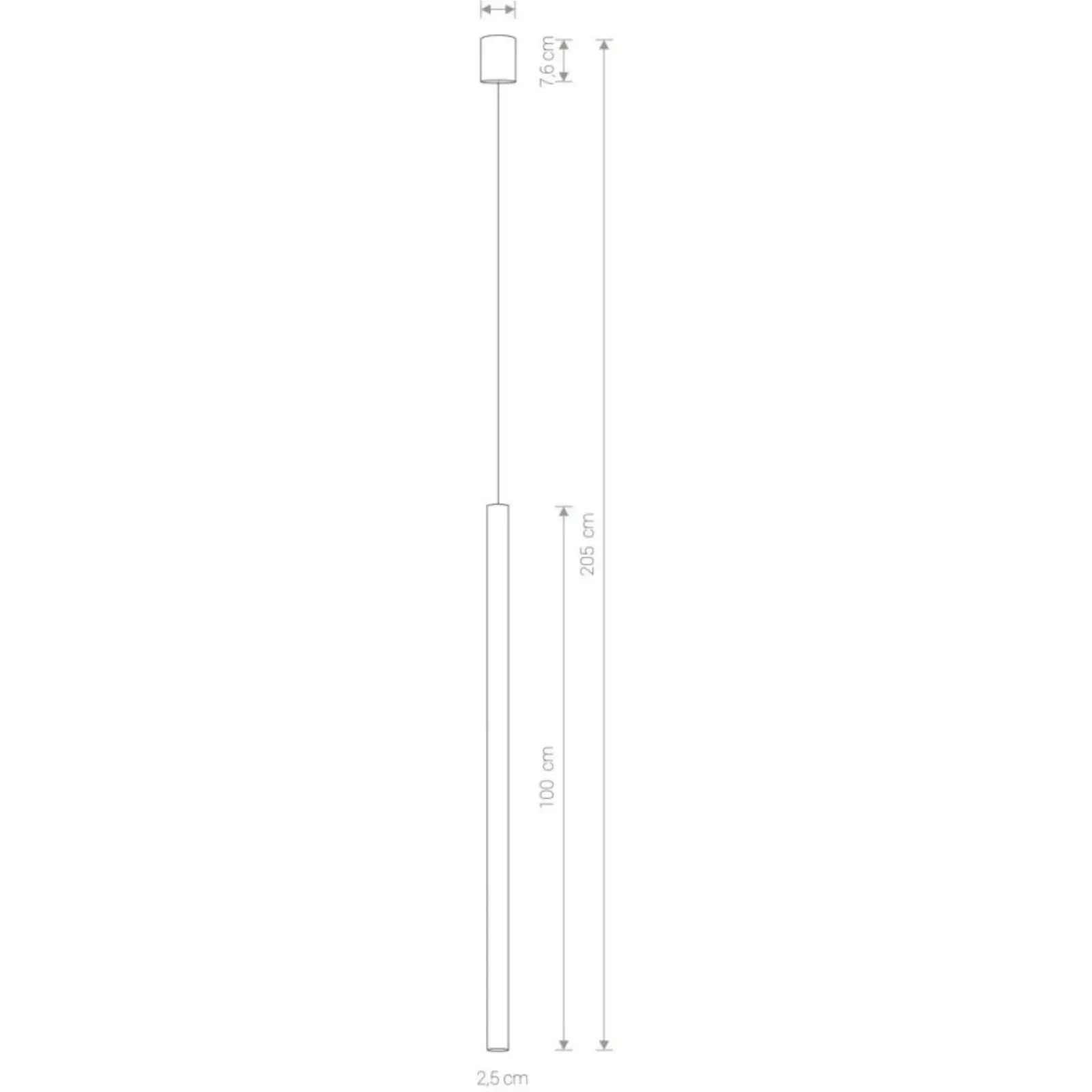 Sklep Kaja Czarna lampa wisząca z regulowaną wysokością 8436 | Kaja Oświetlenie czarny Outlet