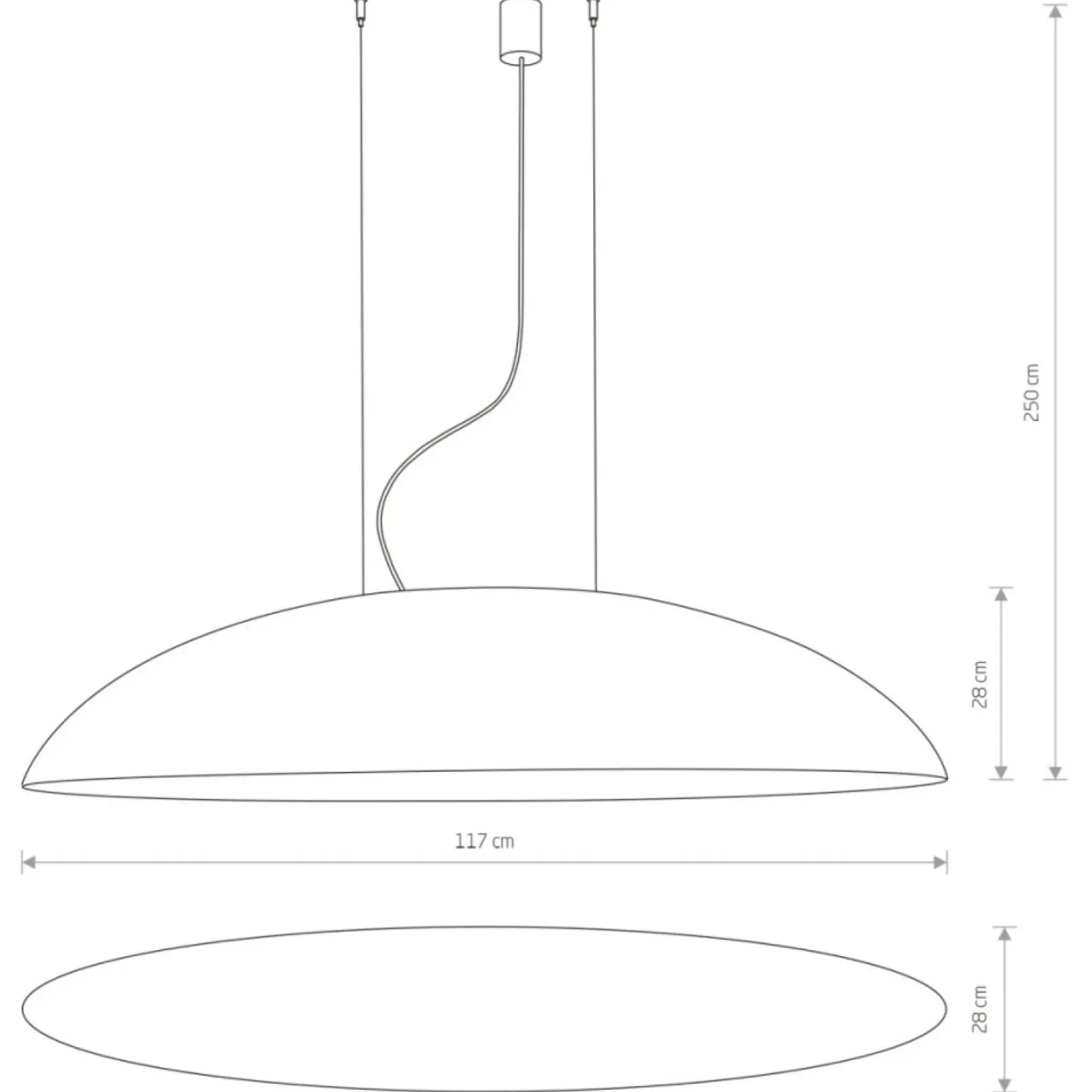 Sklep Kaja Czarna lampa wisząca z szerokim kloszem 7926 | Kaja Oświetlenie czarny Hot