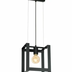 Sklep Kaja Czarna lampa wisząca z sześciennym kloszem LX 0843 z serii KARTEL czarny New