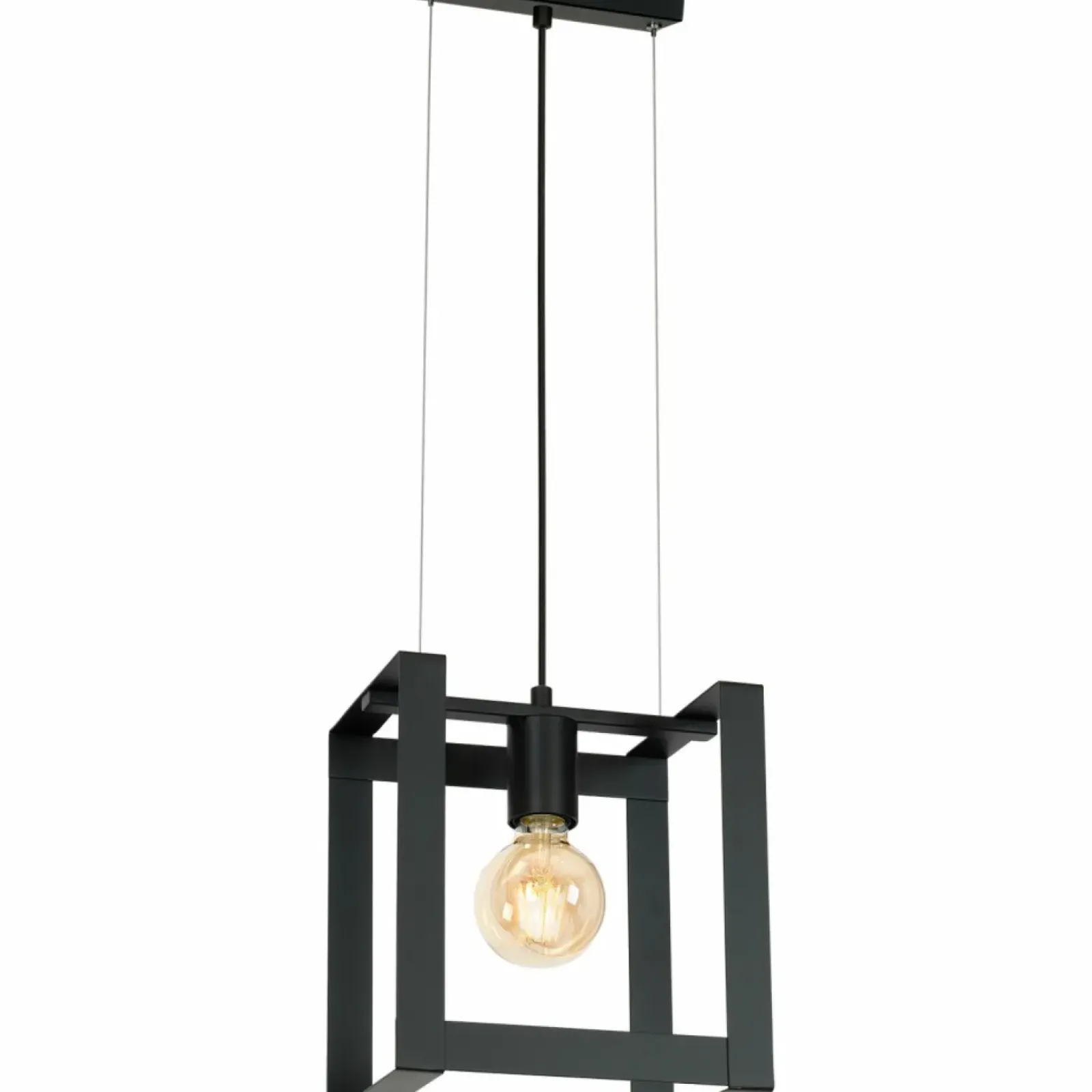 Sklep Kaja Czarna lampa wisząca z sześciennym kloszem LX 0843 z serii KARTEL czarny New