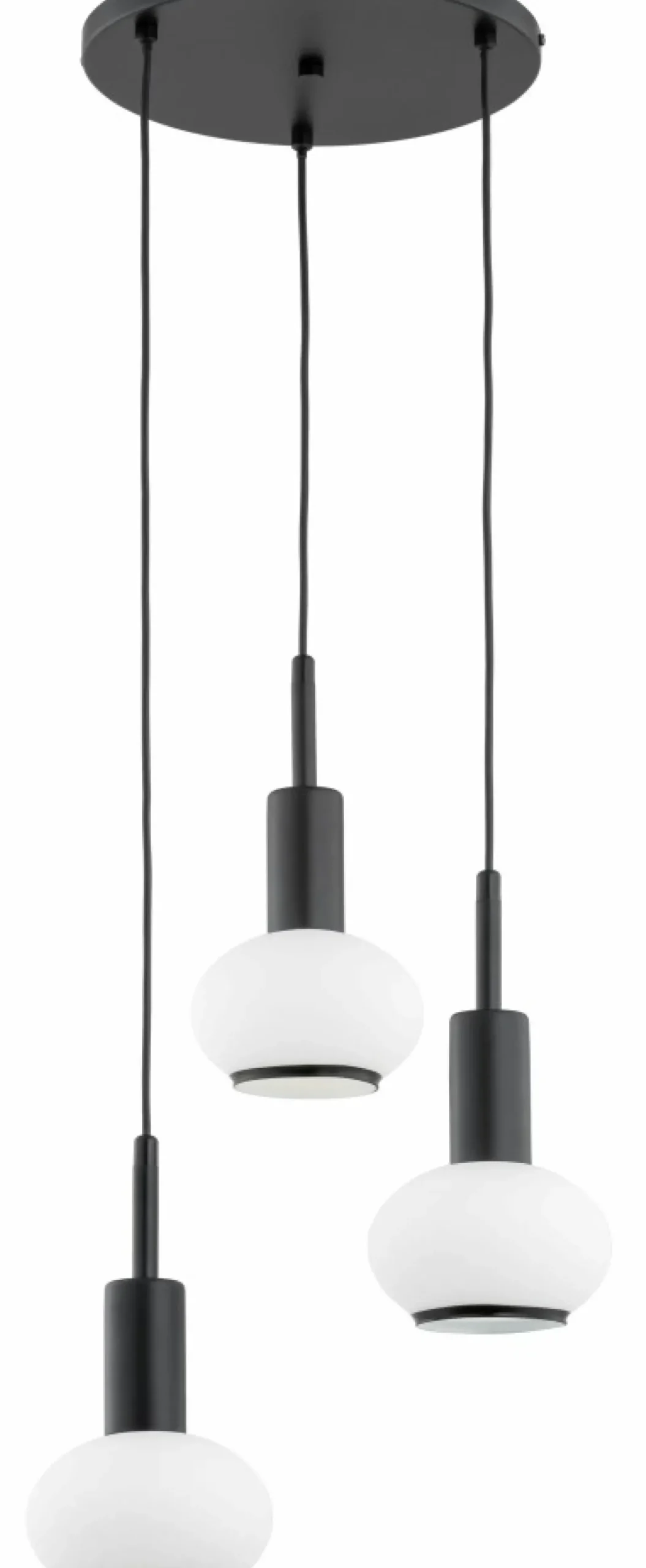 Sklep Kaja Czarna lampa wisząca z trzema zwisami AL 62310 ZEBRA | Kaja Cheap
