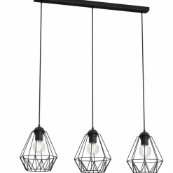 Sklep Kaja Czarna lampa wisząca z trzema źródłami światła LX 0605 z serii BERGEN czarny Sale