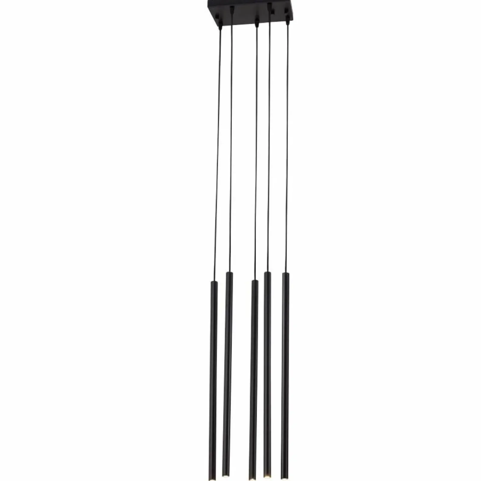 Sklep Kaja Czarna lampa wisząca z wąskimi, długimi tubami ANT 7848 KOSAME | Kaja Outlet