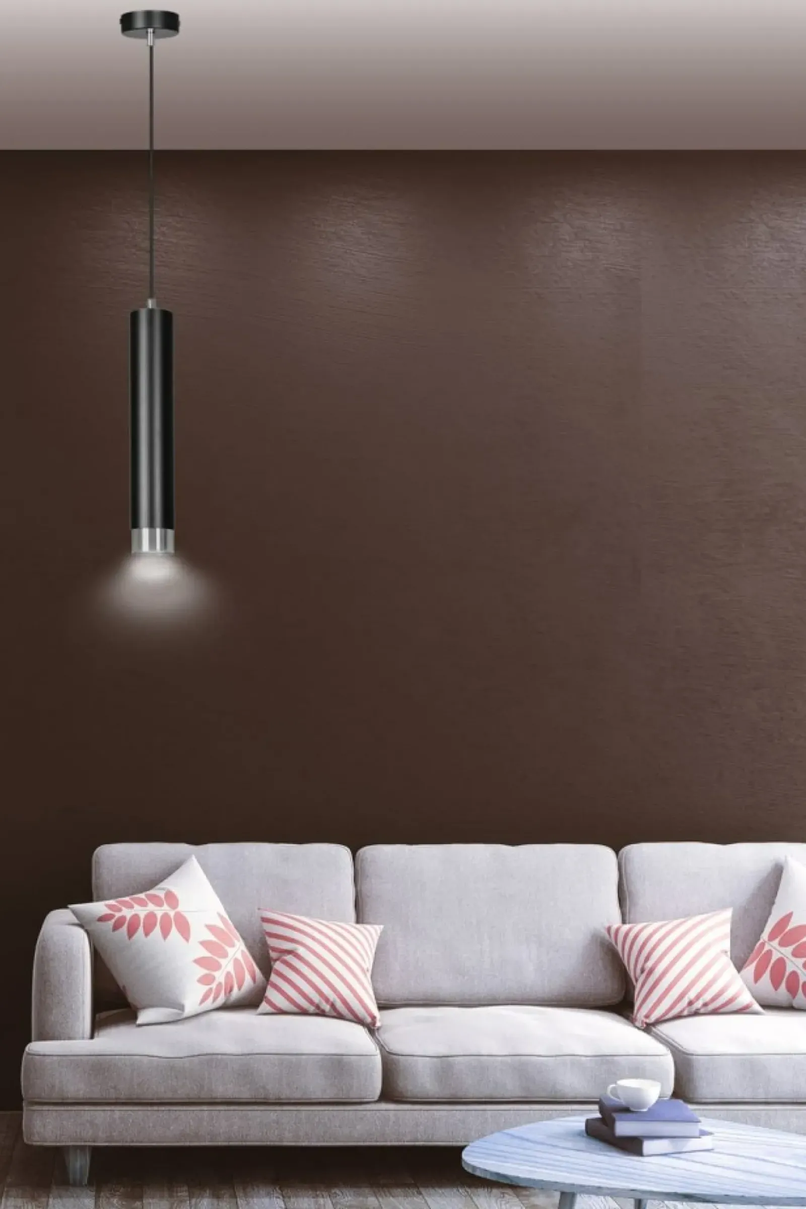 Sklep Kaja Czarna lampa wisząca ze srebrnymi zrobieniami 643/1 | Kaja Oświetlenie Discount