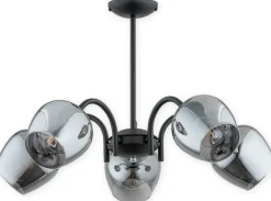 Sklep Kaja Czarna lampa z kloszami O3065 W5 CZA CH KATLA | Kaja Oświetlenie New