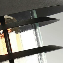 Sklep Kaja Czarna lampa zewnętrzna, niska HELSINGOR-PED-BK z serii HELSINGOR* Lampy Ogrodowe Stojące