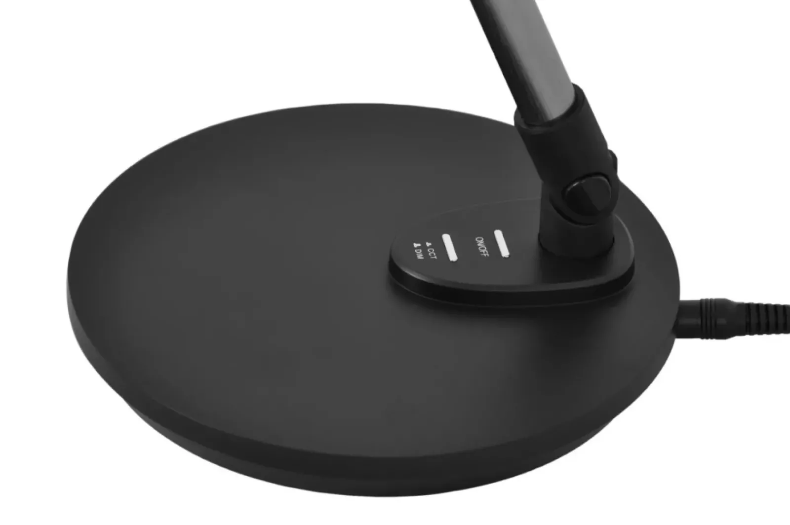 Sklep Kaja Czarna lampka biurkowa, wbudowany LED K-BL1528 z serii LOLEK* Lampki Biurkowe|Lampy Led