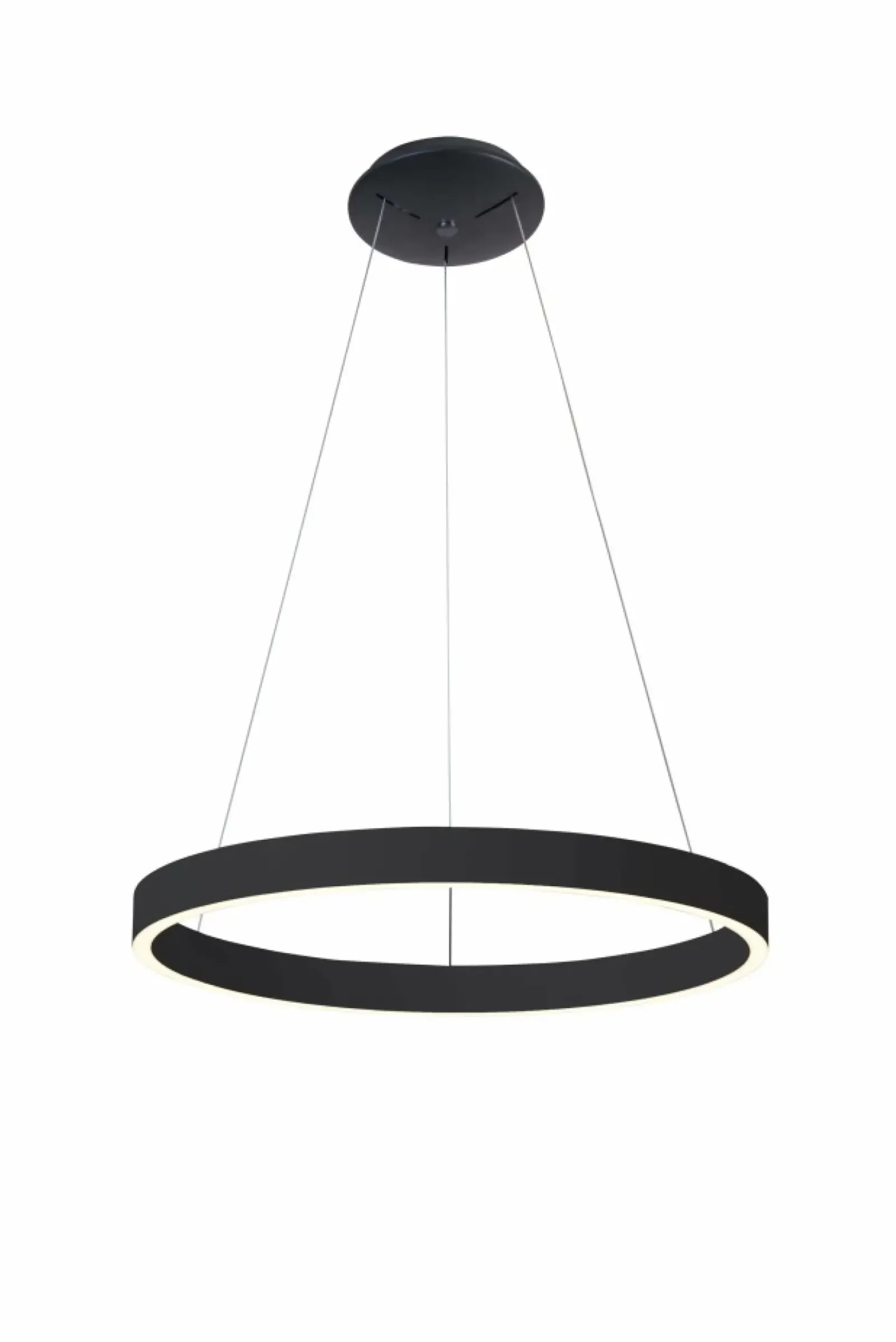 Sklep Kaja Czarna ledowa obręcz ⌀60cm światło góra-dół AZ5098 ANDREA | Kaja Cheap