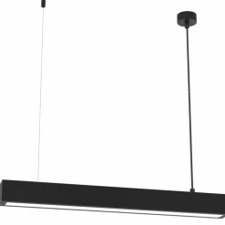 Sklep Kaja Czarna, liniowa lampa wisząca nad stół 64cm MLP8911 LUNGO | Kaja Fashion