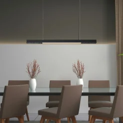 Sklep Kaja Czarna listwa LED nad stół 120cm LP-1301/1P L BK SMART CALI L | Kaja Best Sale