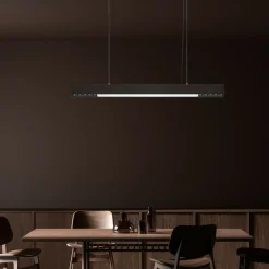 Sklep Kaja Czarna listwa LED nad stół 80cm LP-1301/1P M BK SMART CALI | Kaja Best Sale