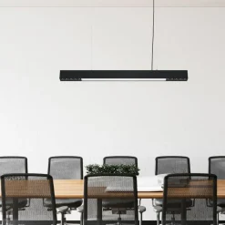 Sklep Kaja Czarna listwa LED nad stół 80cm LP-1301/1P M BK SMART CALI | Kaja Best Sale