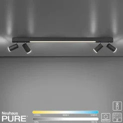 Sklep Kaja Czarna listwa LED z regulacją światła 6121-13 z serii PURE-LINES antracyt Sale