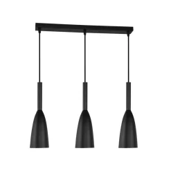 Sklep Kaja Czarna listwa sufitowa ze zwisami LP-181/3L BK SOLIN | Kaja Best Sale