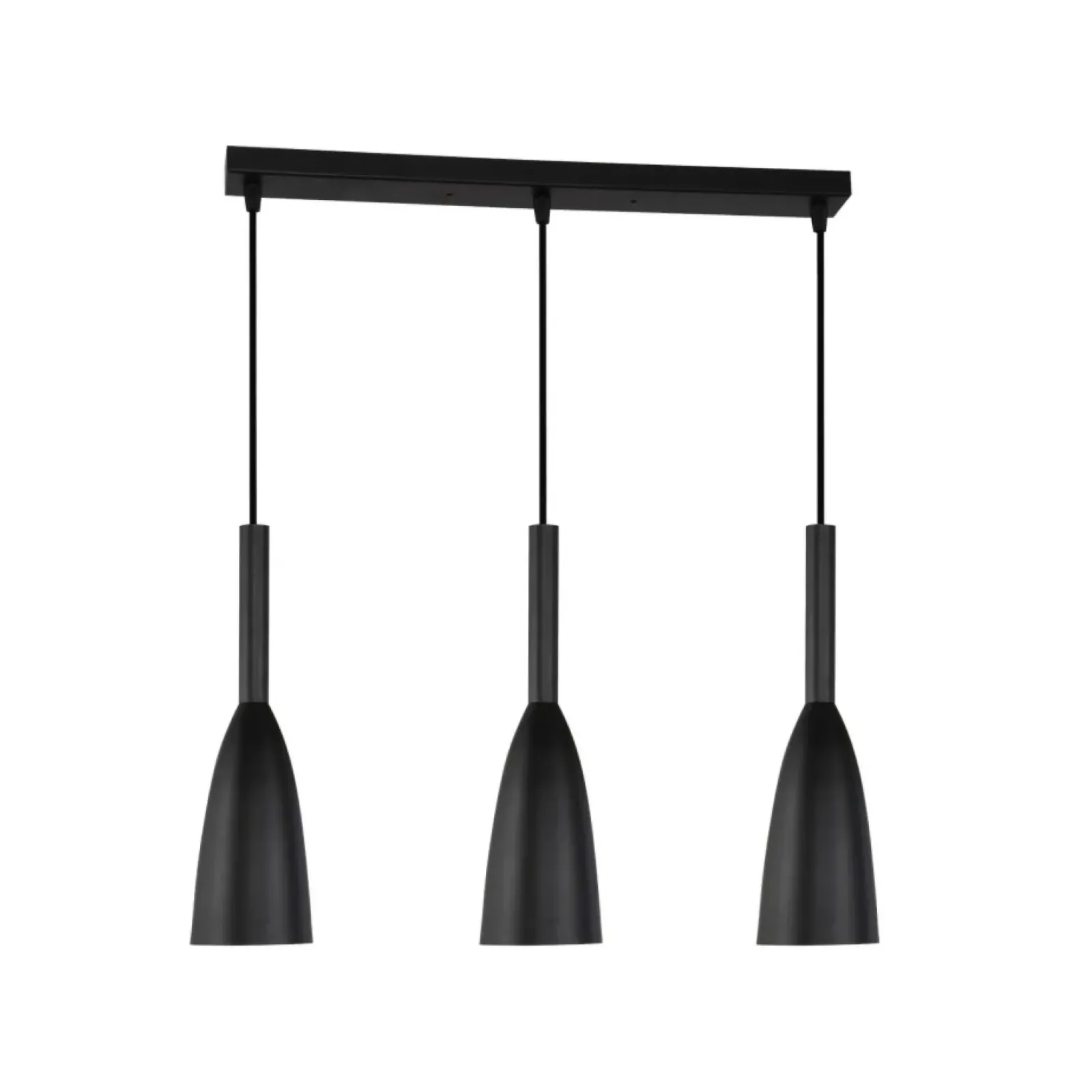 Sklep Kaja Czarna listwa sufitowa ze zwisami LP-181/3L BK SOLIN | Kaja Best Sale
