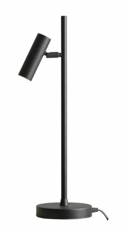 Sklep Kaja Czarna, loftowa, prosta lampka biurkowa 1104B1 TREVO | Kaja* Lampki Biurkowe