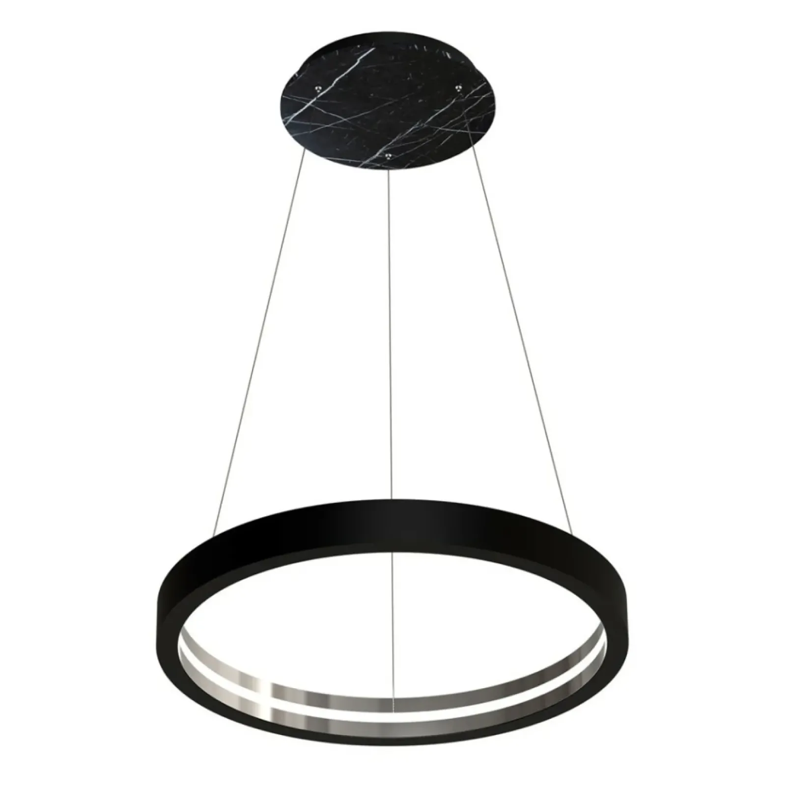 Sklep Kaja Czarna, marmurowa lampa wisząca do salonu MZ5043 CASSIOPEIA | Kaja Best