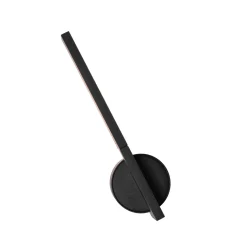 Sklep Kaja Czarna, minimalistyczna lampa ścienna LED MX W0346 MERANO | Kaja* Lampy Led