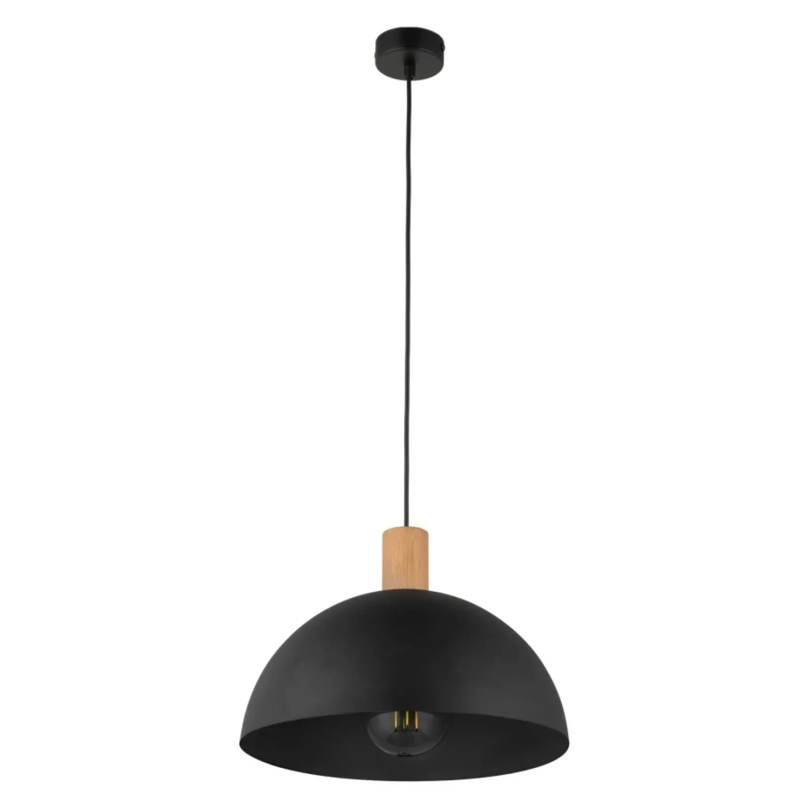 Sklep Kaja Czarna, minimalistyczna lampa wisząca TK 4852 z serii OSLO | Kaja Flash Sale