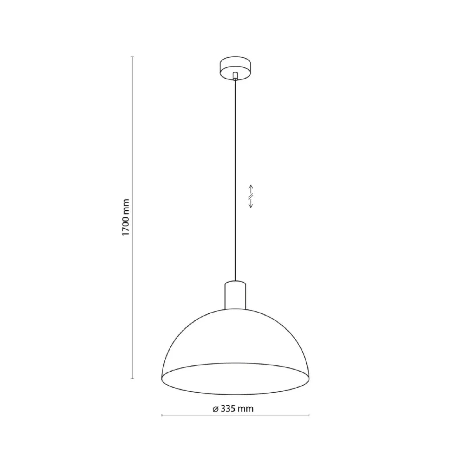 Sklep Kaja Czarna, minimalistyczna lampa wisząca TK 4852 z serii OSLO | Kaja Flash Sale