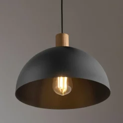 Sklep Kaja Czarna, minimalistyczna lampa wisząca TK 4852 z serii OSLO | Kaja Flash Sale