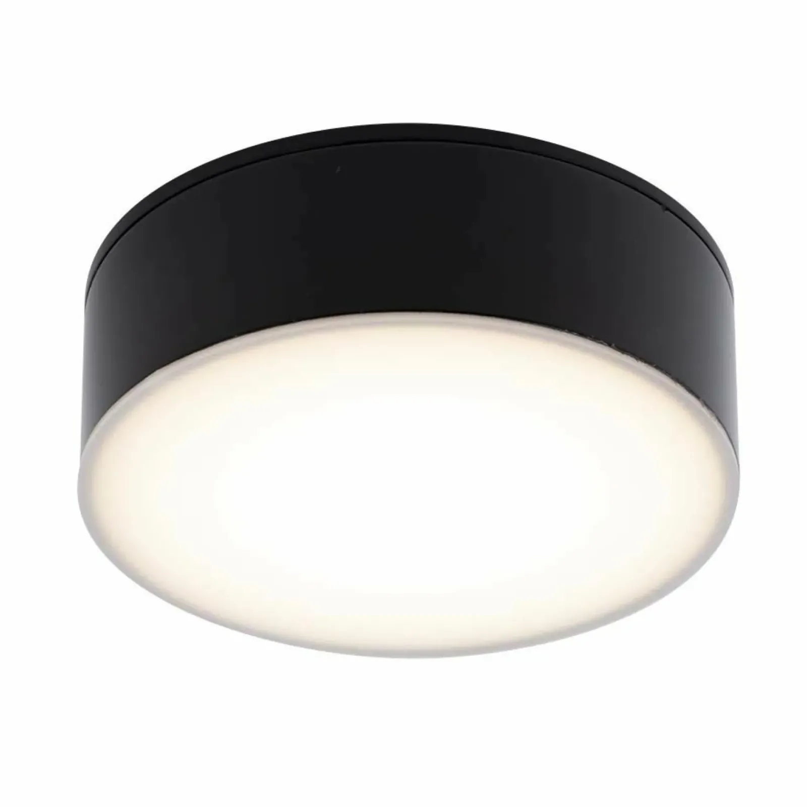 Sklep Kaja Czarna, niska lampa natynkowa IP44 3000K ANT 8056 z serii TOTTO* Lampy Do Łazienki|Plafony Klasyczne