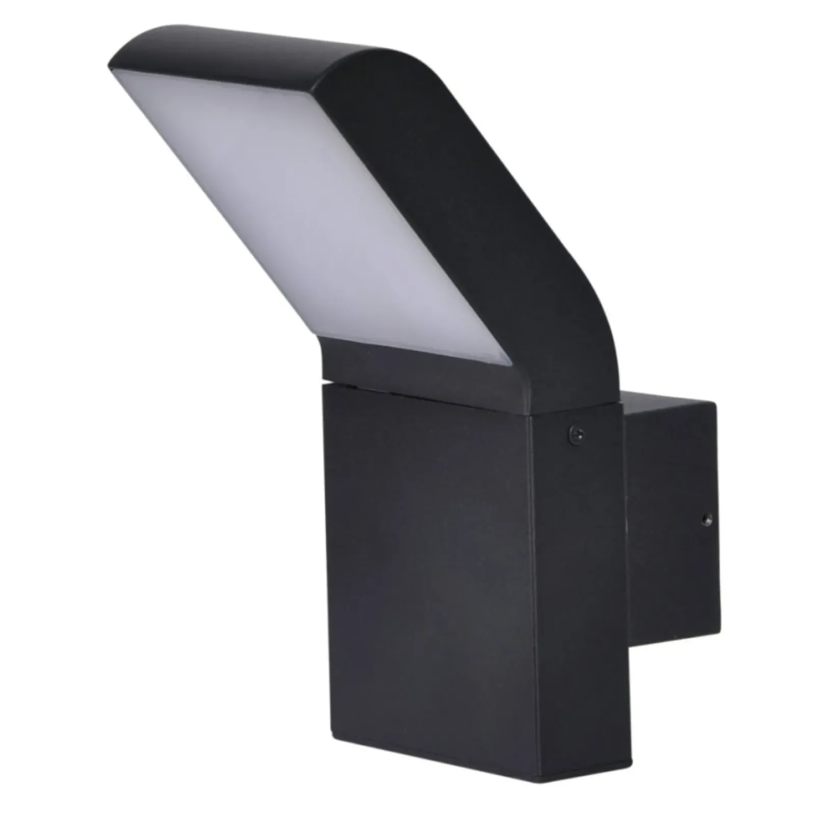 Sklep Kaja Czarna, nowoczesna lampa elewacyjna LED K-8146 VIDAR | Kaja* Kinkiety Ogrodowe|Kinkiety Zewnętrzne Na Elewacje