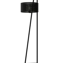Sklep Kaja Czarna, nowoczesna lampa podłogowa LX 5224 LOFT SHADE | Kaja* Lampy Podłogowe Z Abażurem