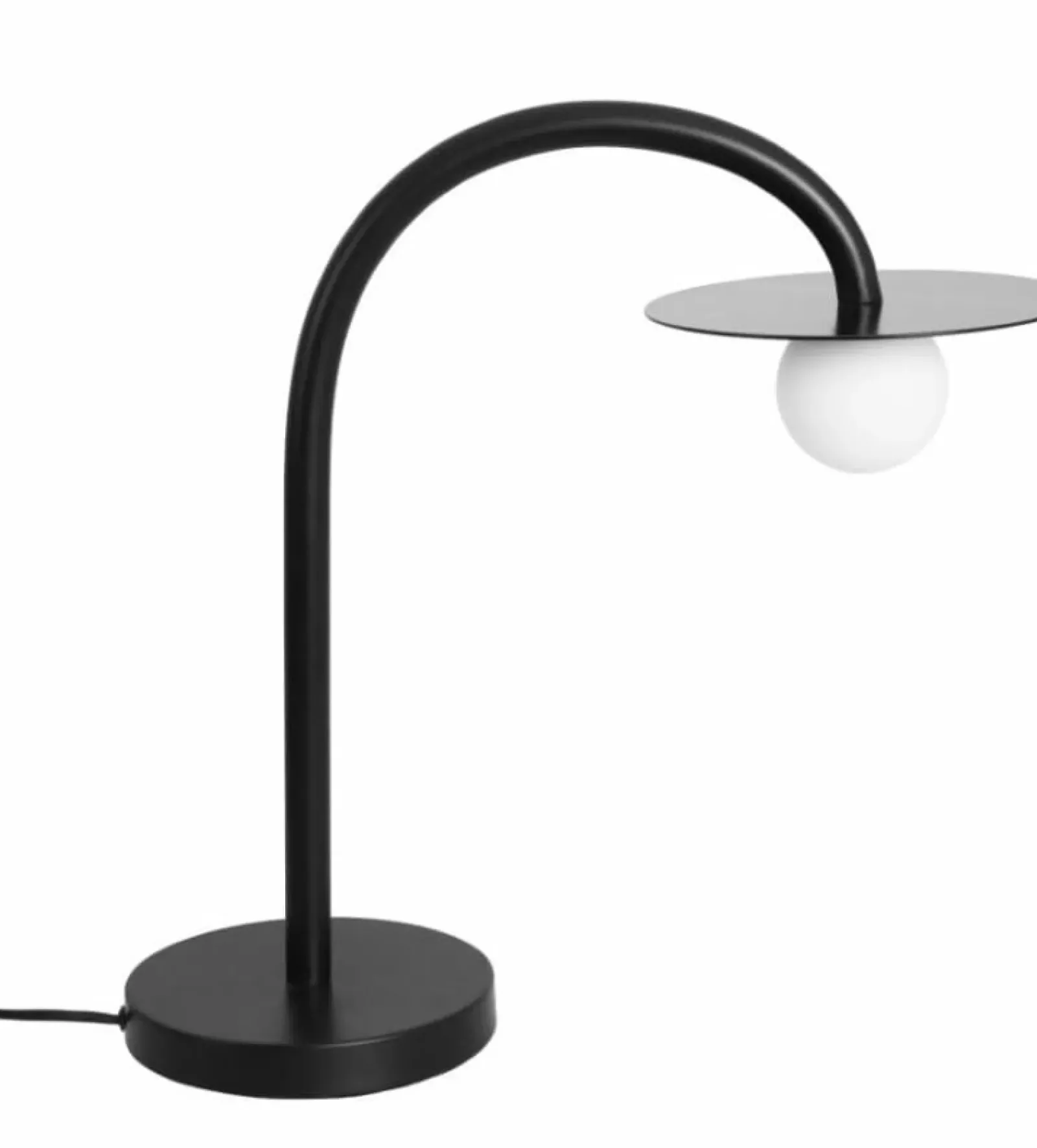 Sklep Kaja Czarna, nowoczesna lampka na szafkę nocną MX T0053 ENIGMA | Kaja* Nowoczesne Lampki Stołowe|Lampy Led