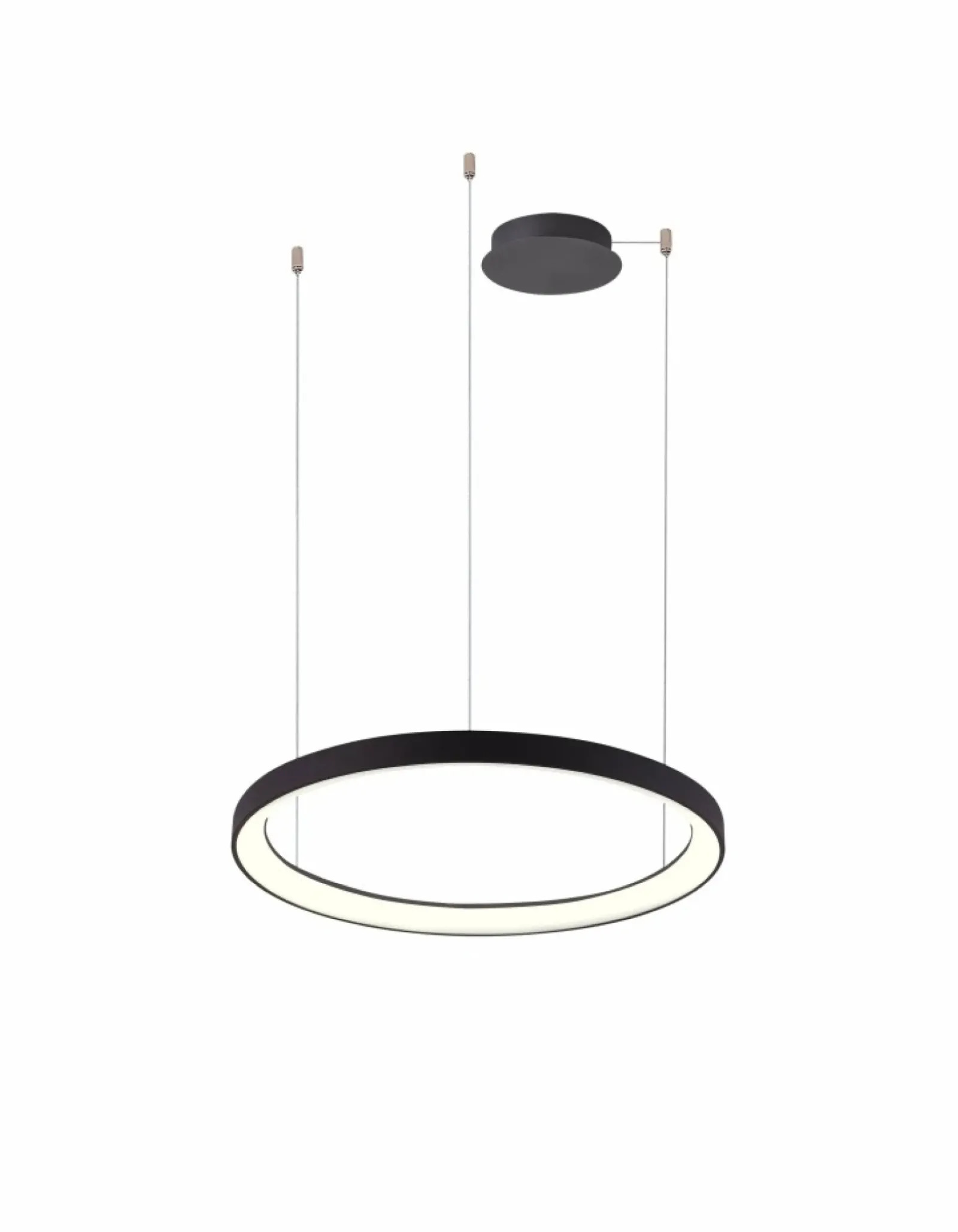 Sklep Kaja Czarna obręcz LED ⌀57,5cm ze ściemniaczem AZ5019 AGNES | Kaja Outlet