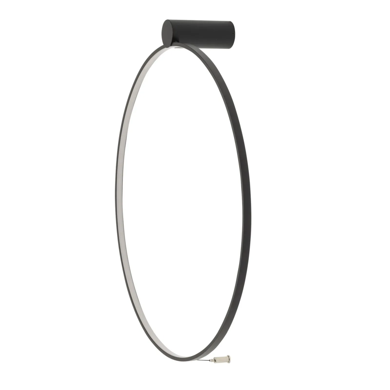 Sklep Kaja Czarna obręcz sufitowa plafon 4000K ⌀60cm 10865 CIRCOLO LED | Kaja* Plafony Nowoczesne|Lampy Led