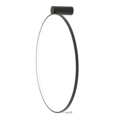 Sklep Kaja Czarna obręcz sufitowa plafon 4000K ⌀60cm 10865 CIRCOLO LED | Kaja* Plafony Nowoczesne|Lampy Led