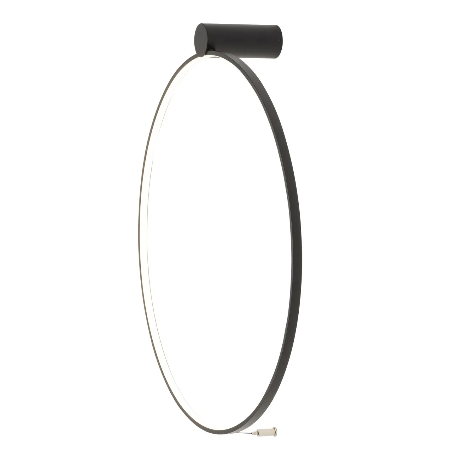 Sklep Kaja Czarna obręcz sufitowa plafon 4000K ⌀60cm 10865 CIRCOLO LED | Kaja* Plafony Nowoczesne|Lampy Led
